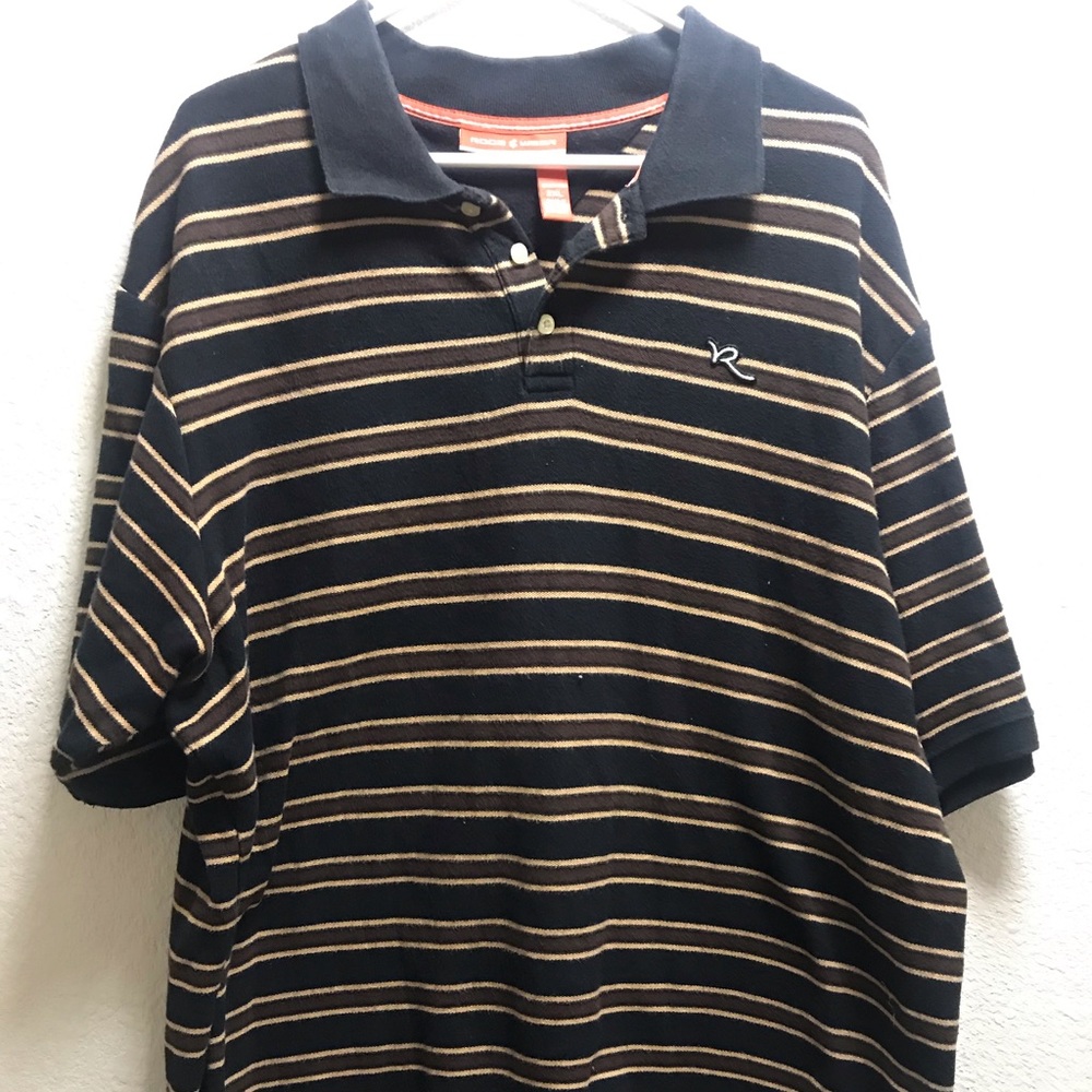 RocaWear Striped Polo Shirt